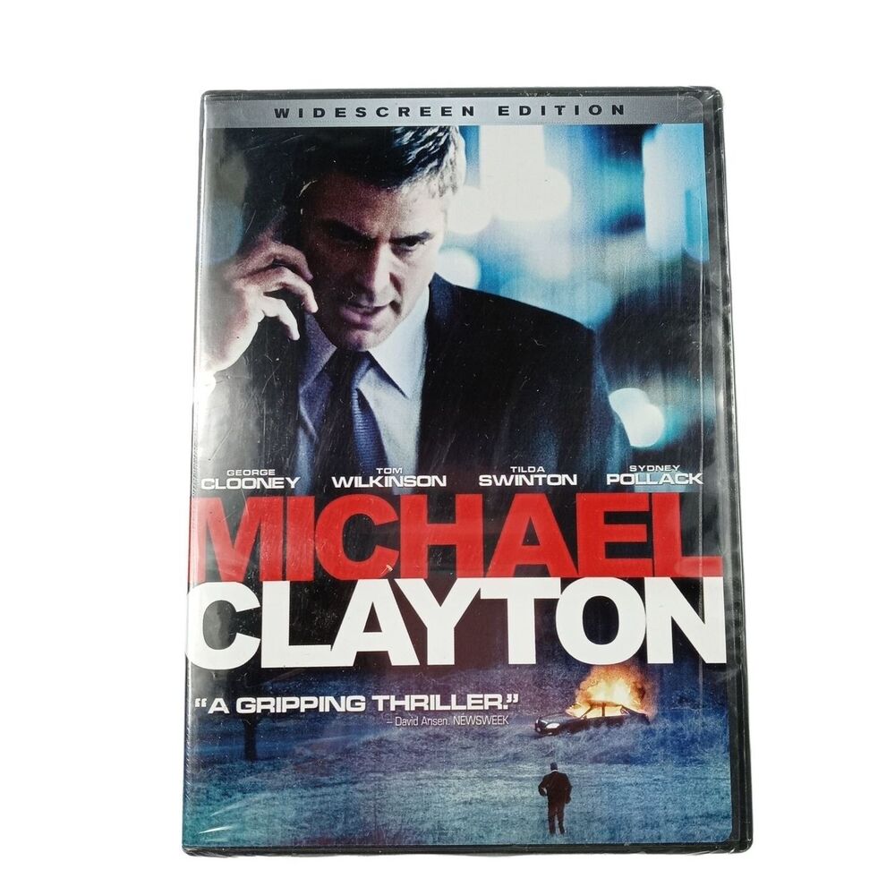 Michael Clayton New DVD 2007 Movie George Clooney Tom Wilkerson